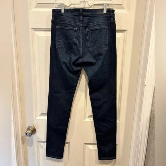AG Adriano Goldschmied The Farrah Skinny High Rise Dark Wash Skinny Jeans 28R - Picture 4 of 9